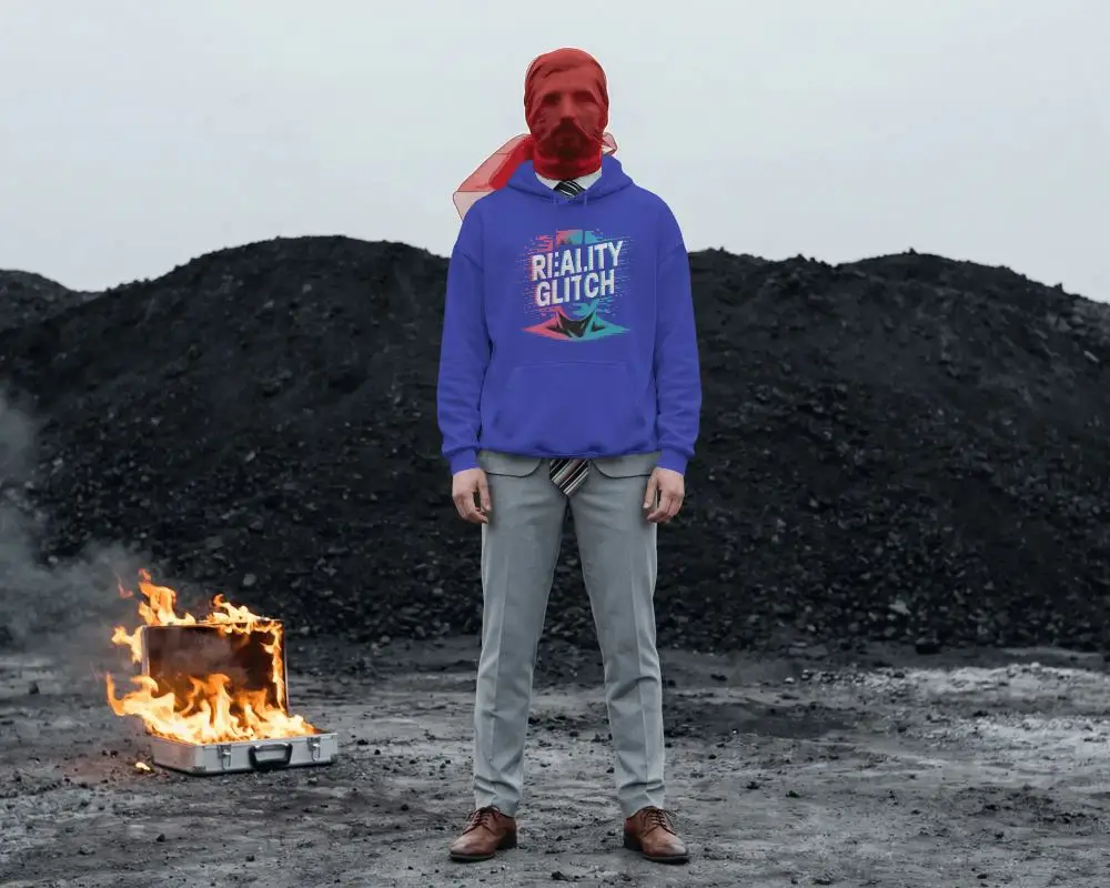 Modern Hoodie Mockup Sporty Men Casualwear With Drawstrings And Front Pocket Style