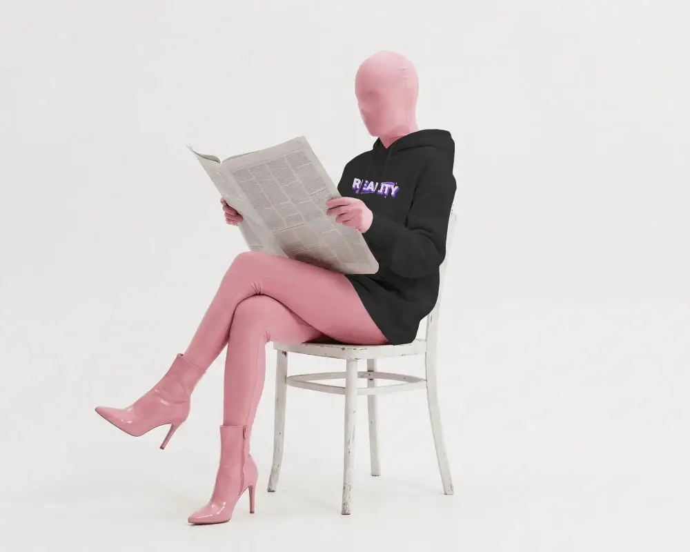 Comfortable Relaxed Hoodie Mockup For Minimalist Fashion Brands And Casual Style Promotion Online