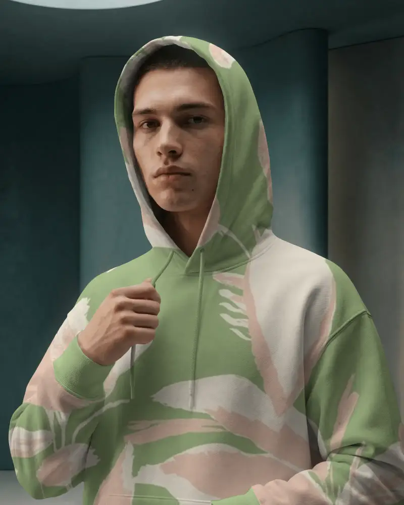 Cozy Casual Hoodie Mockup For Streetwear Branded Apparel Promotions