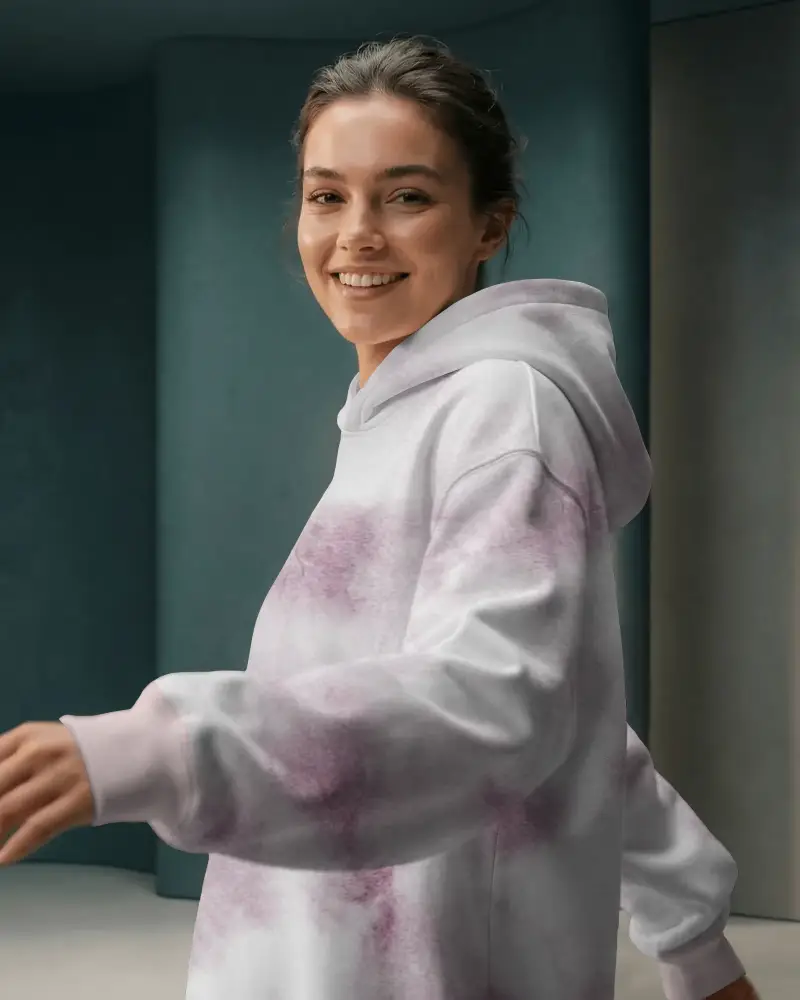 Premium Quality Soft Fabric Hoodie Mockup Women Ideal For Daily Wear And Layering Outfits