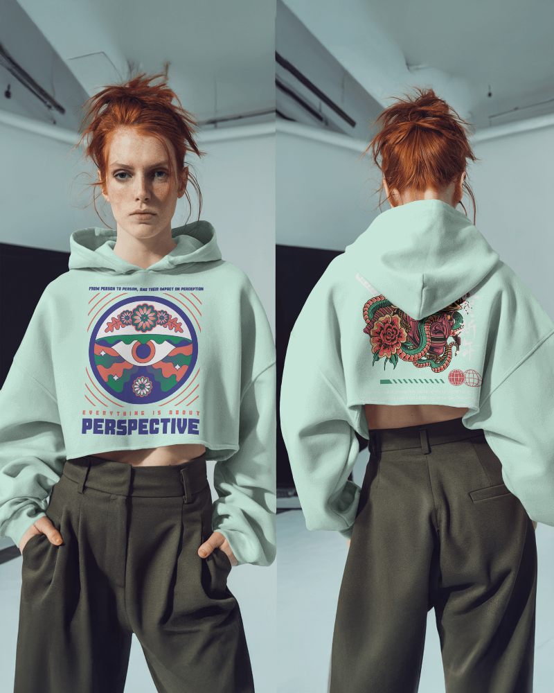 Back And Front Hoodie Mockup Intricate Dragon Tattoo Inspired Illustration