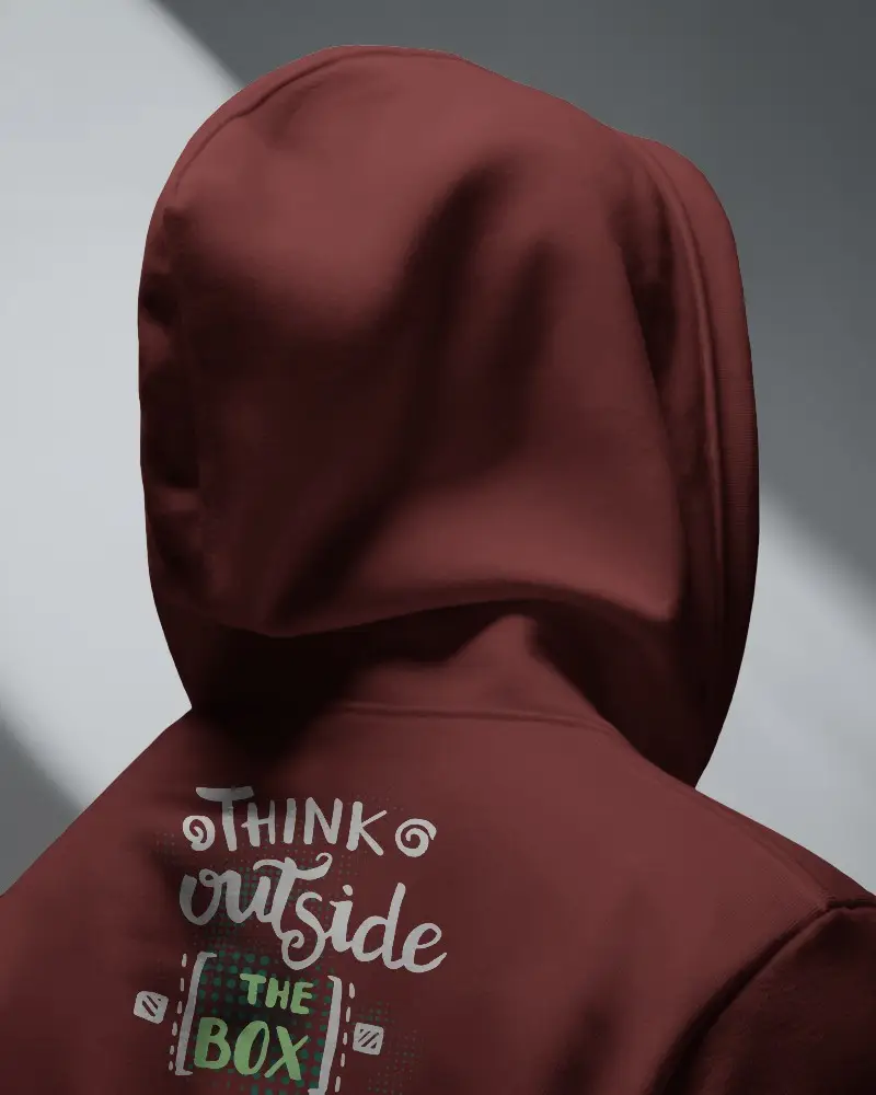Dynamic Urban Wear Hoodie Mockup With Accentuated Hood And Sleeve Details