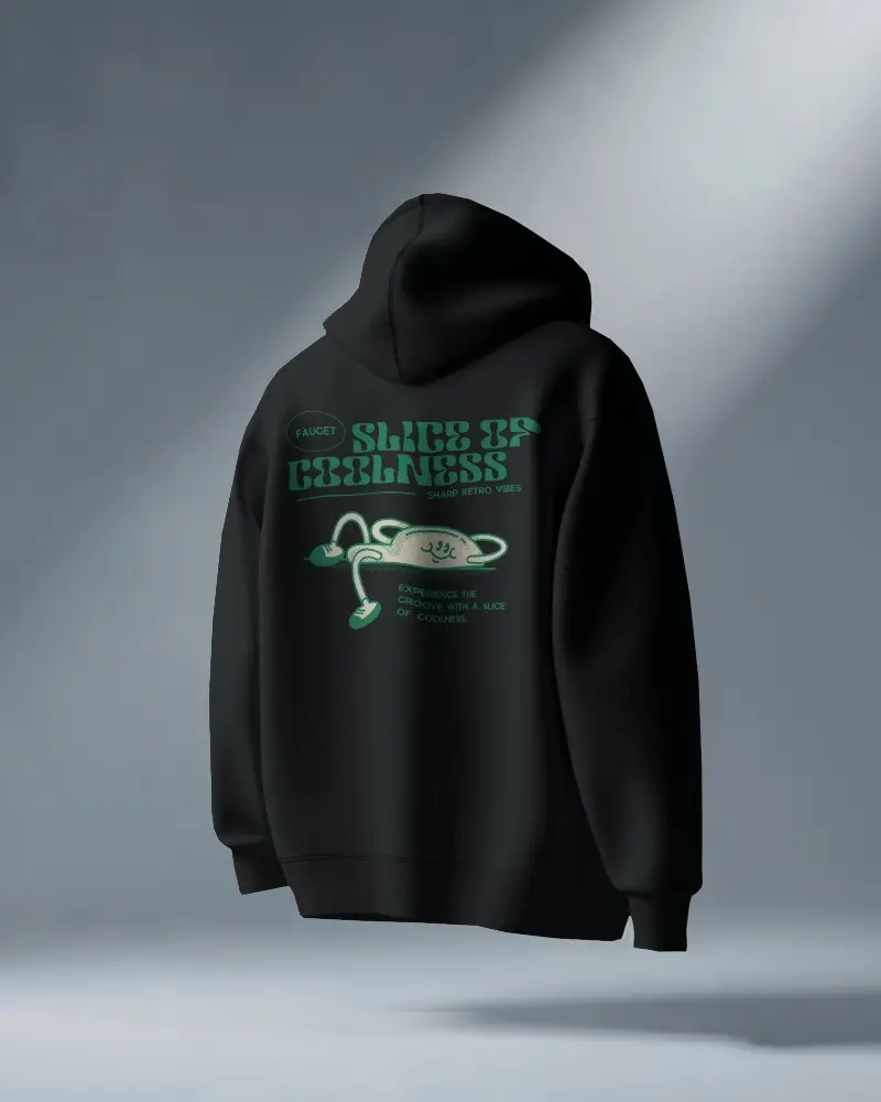 Dramatic Spotlight Floating Hoodie Mockup Back View Minimal Studio Lighting Soft Shadow Effects