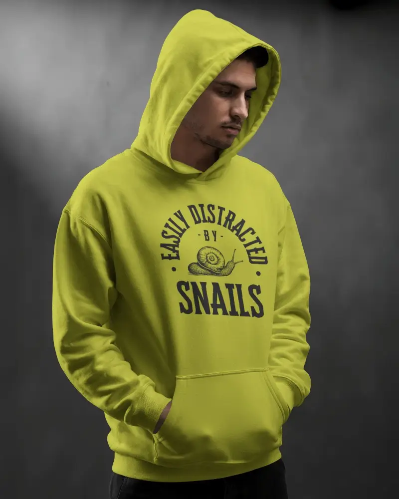 Cinematic Light Hoodie Mockup Male Model In Hooded Pose On Dark Gradient Backdrop