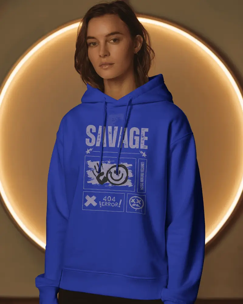Urban Casual Hoodie Mockup With Minimalist Backdrop For Streetwear Brand Promotion
