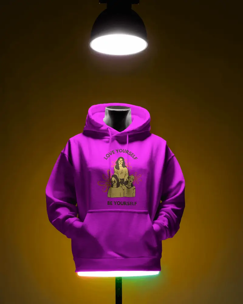 Premium Comfort Hoodie With Adjustable Drawstrings And Kangaroo Pocket For All Day Wear