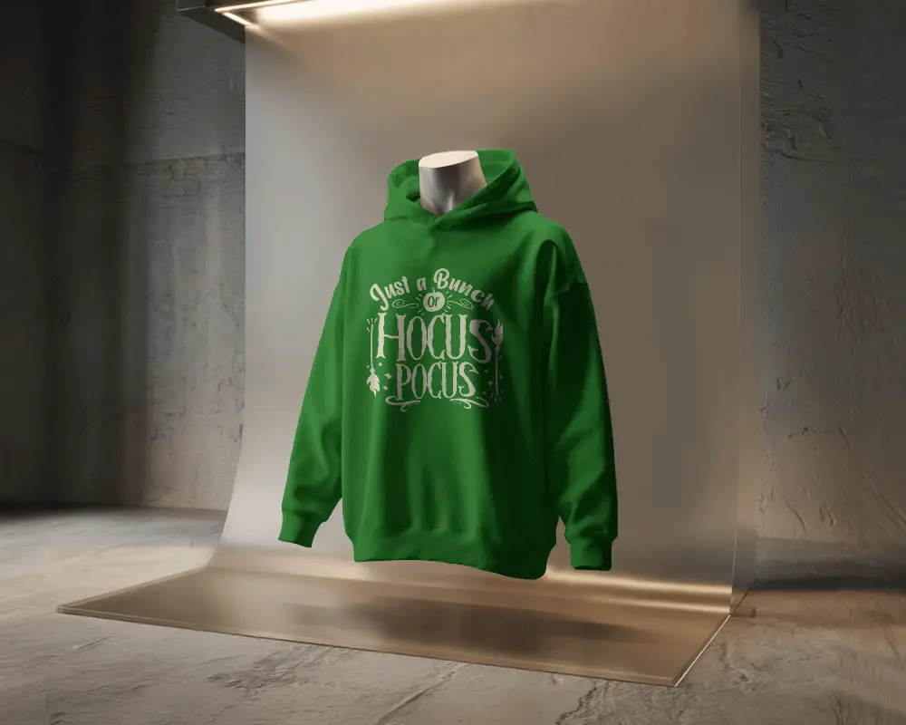 Premium Soft Fabric Hoodie Mockup With Relaxed Fit And Modern Minimalist Design For Everyday Wear