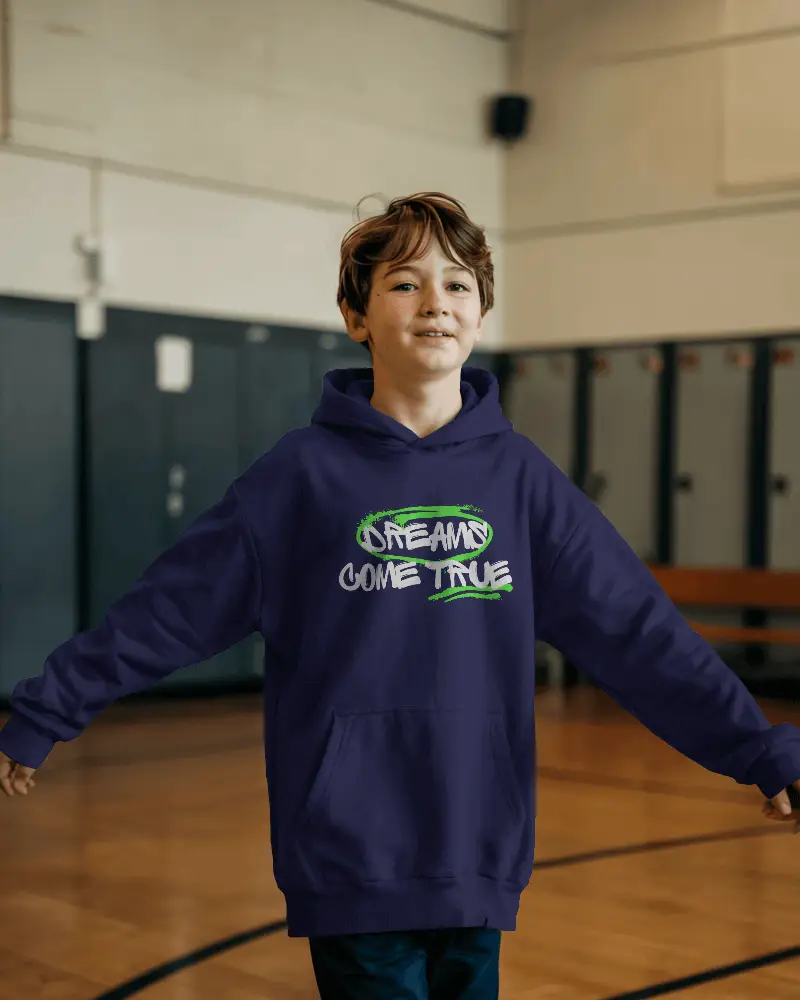 Kids Comfortable Casual Hoodie Mockup Perfect For School And Playwear Daily Outfits