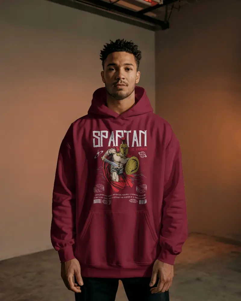 Premium Soft Cotton Blend Hoodie Mockup With Relaxed Fit And Hood For Daily Comfort