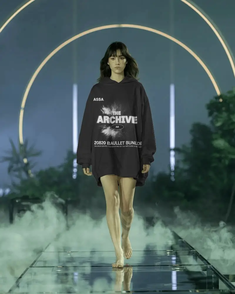 Blank Plain Hoodie Mockup For Custom Apparel Designs And Online Store Promotion