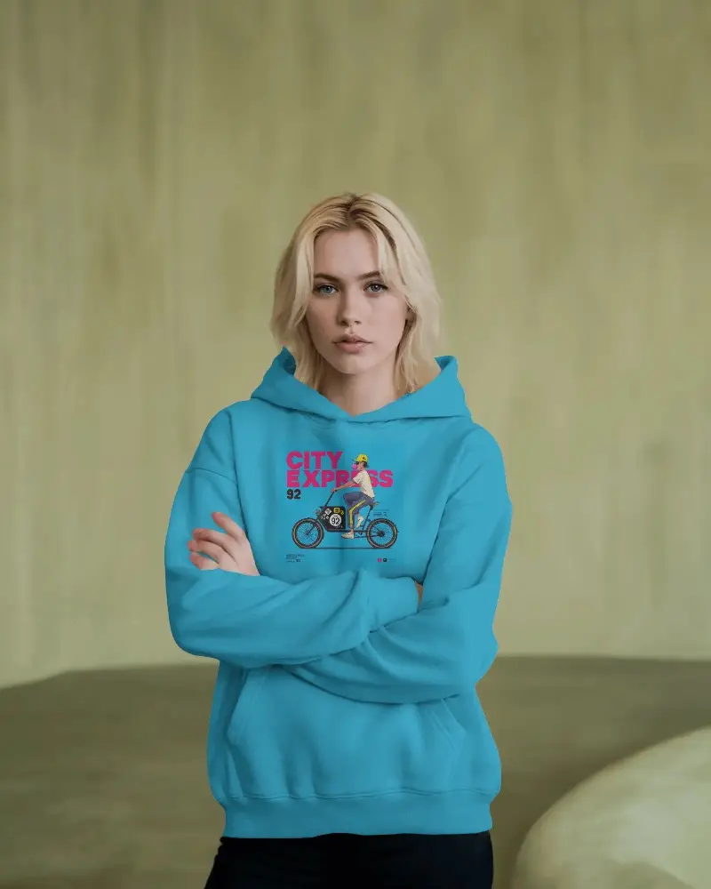 Comfortable Casual Hoodie Mockup For Womens Fashion And Streetwear Apparel Brands Online