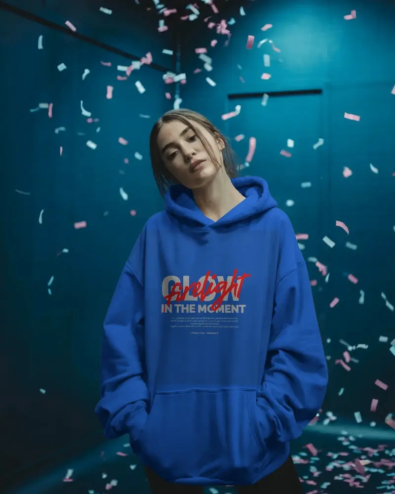 Oversized Comfortable Hoodie Mockup With Kangaroo Pocket For Casual Wear And Everyday Style