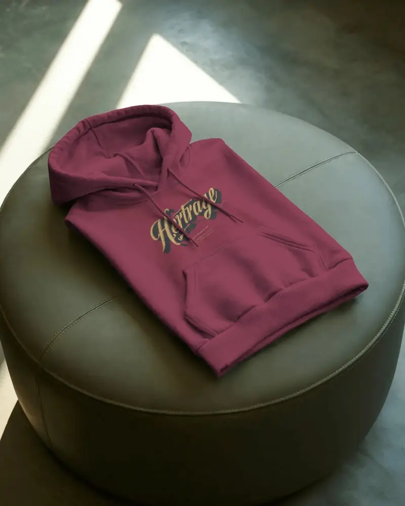 Casual Hoodie Mockup With Soft Fabric And Relaxed Fit Ideal For Urban Outfits And Designs