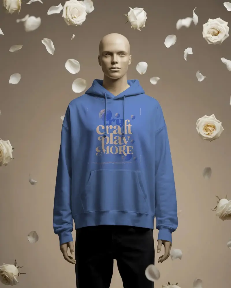 Modern Minimalist Hoodie Mockup For Fashion Brands And Apparel Designers Showcase Your Ideas