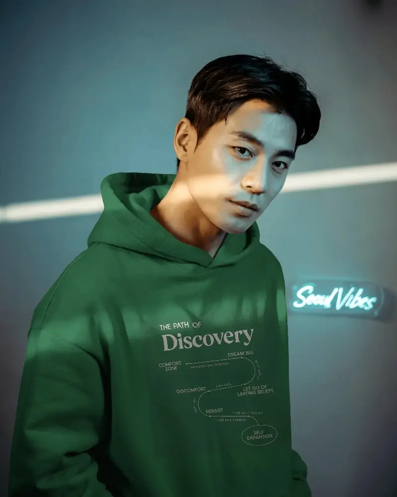 Trendy Minimalist Hoodie Mockup Ideal For Layering Warmth And Urban Fashion Statement