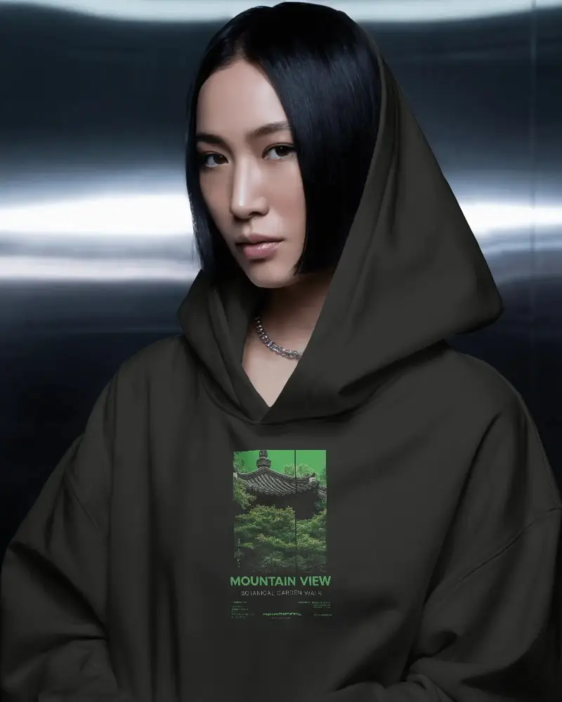 Urban Streetwear Oversized Hoodie Fashionable Minimalist Hooded Sweatshirt For Adults