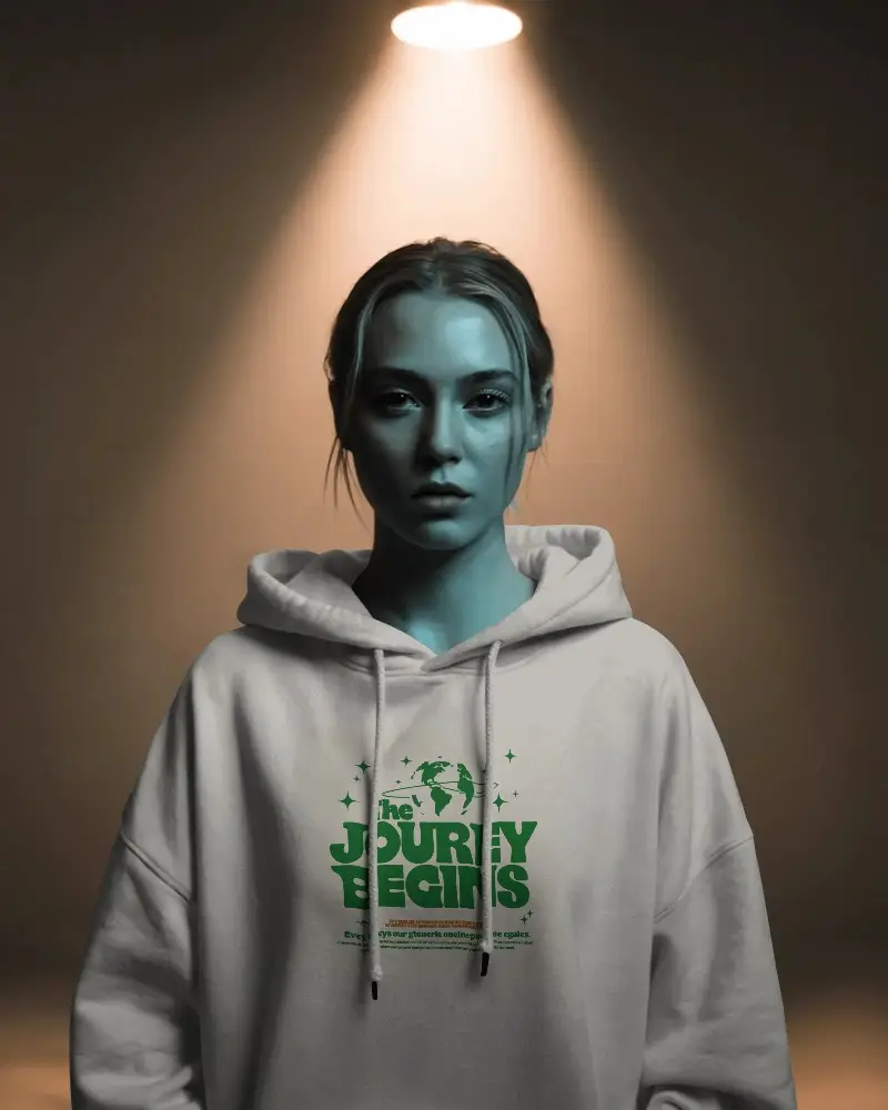 Bold Urban Style Relaxed Fit Hoodie Mockup Ideal For Custom Print Designs And Personalized Gear