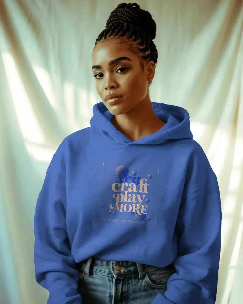 Premium Soft Fabric Hoodie Mockup For Branding And Custom Design Showcase Presentation