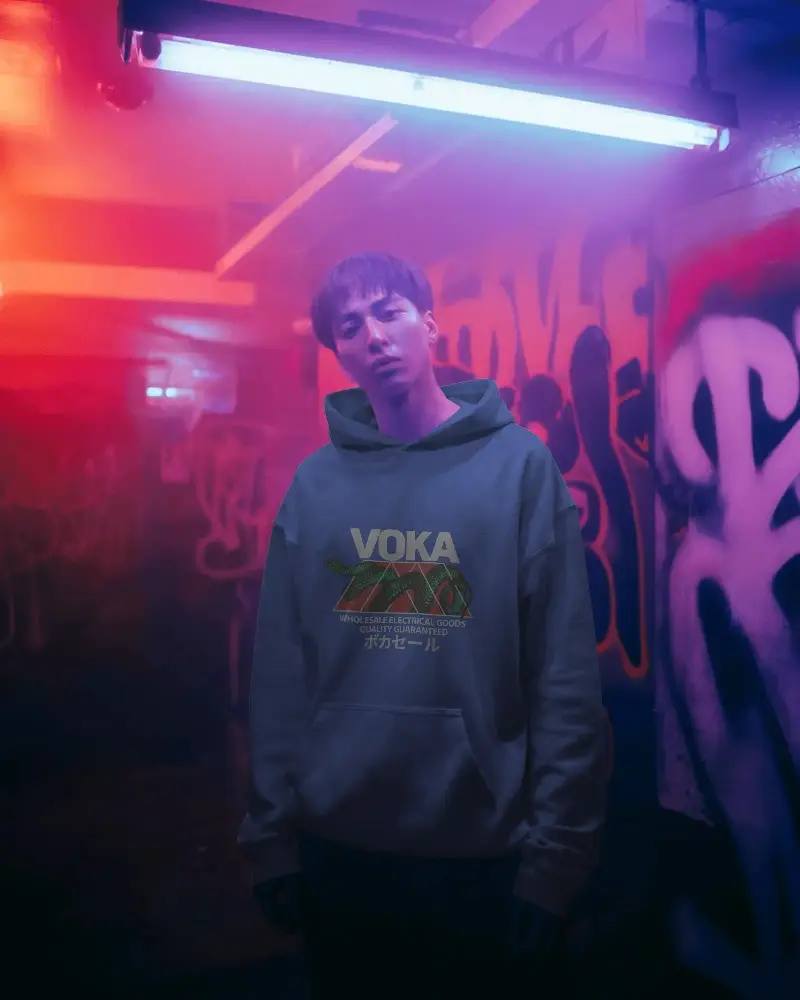 Trendy Hooded Sweatshirt Mockup For Designers Fashionable Apparel Template Display