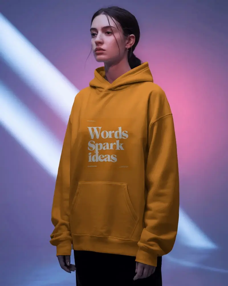Cozy Comfortable Oversized Hoodie Mockup For Fashion Brands And Streetwear Designs