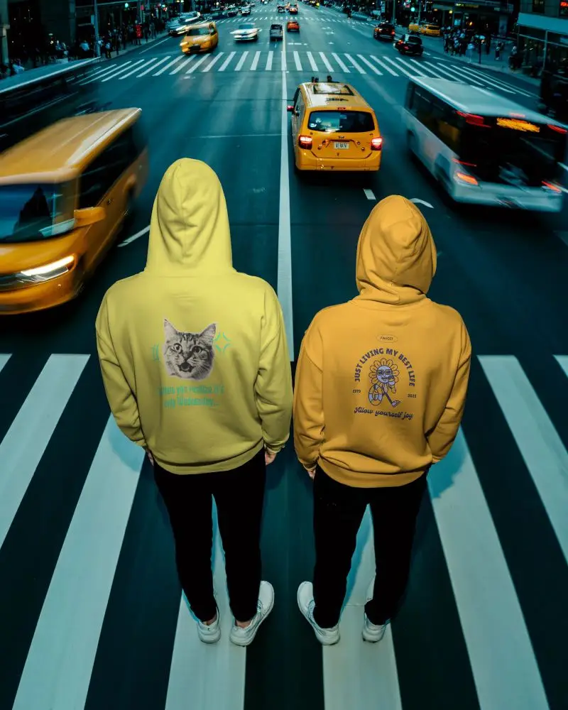 Urban Streetwear Hoodie Mockup For Modern Fashion Brands And Personalized Apparel Designs