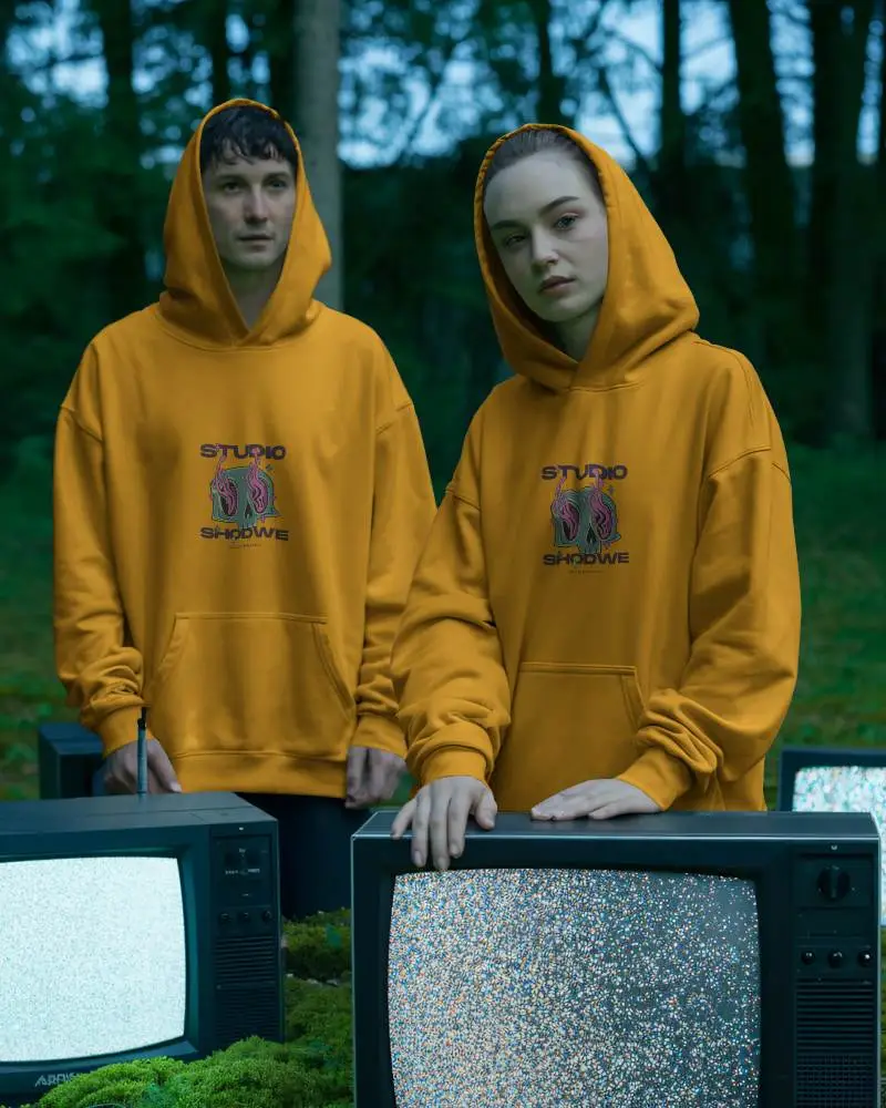 Unisex Cozy Hoodies Mockup Made Of Soft Fabric Designed For Everyday Wear And Layering Comfort