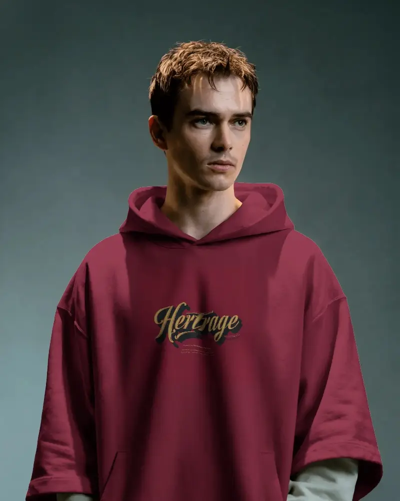 Stylish Modern Hoodie Mockup With Hood And Pocket Ideal For Fashion Brands And Online Stores