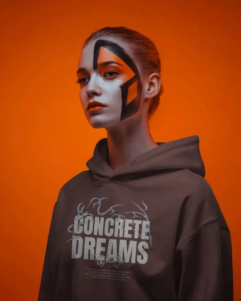 High Quality Soft Fabric Hoodie Mockup For Apparel Marketing And Ecommerce Product