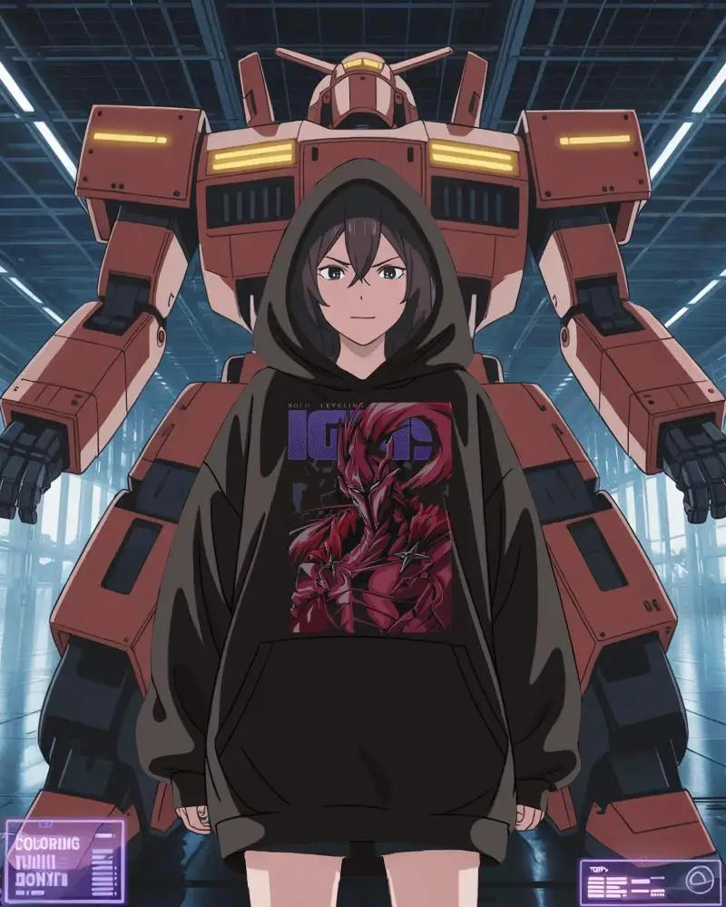 Urban Streetwear Oversized Hoodie Mockup Casual Fashion Trendy Look For All Seasons