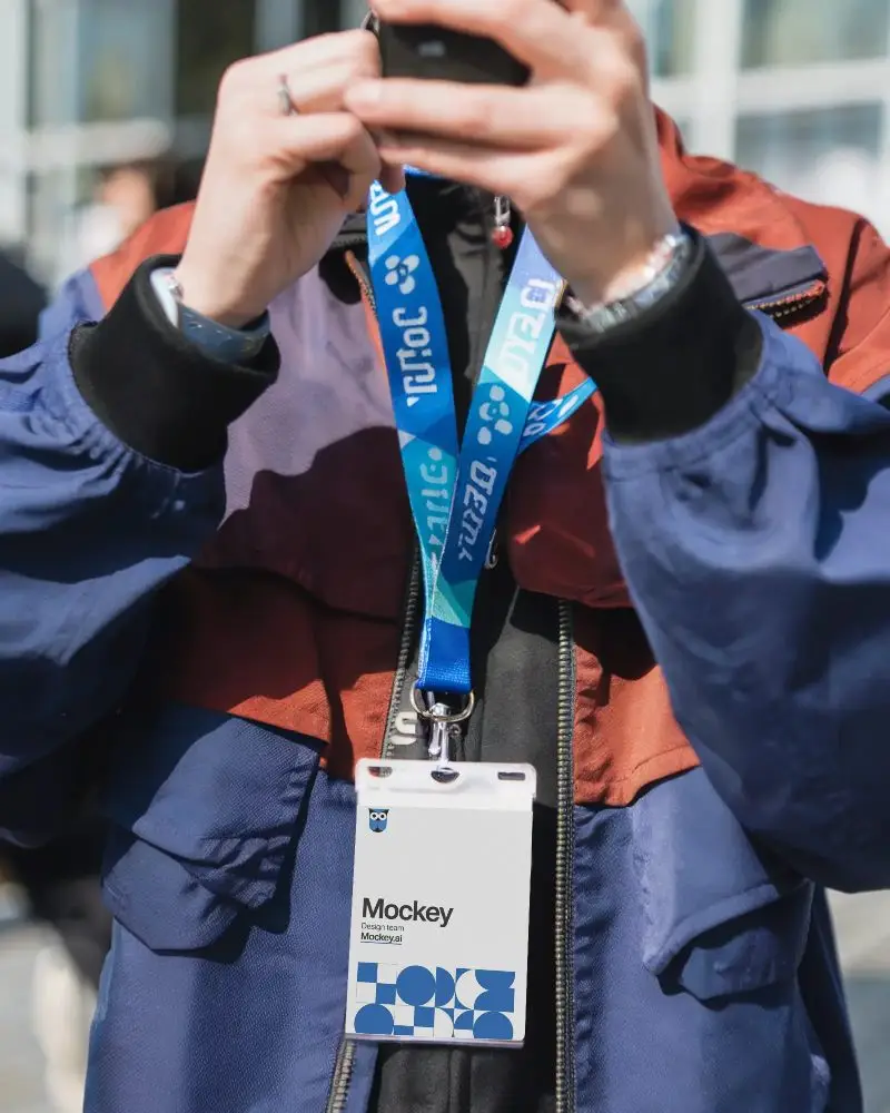 Customizable Id Card Mockup With Blank Space For Logo And Personalized Information Design