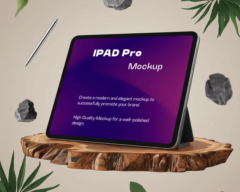 Ipad Mockup Handheld Demonstration Design Display