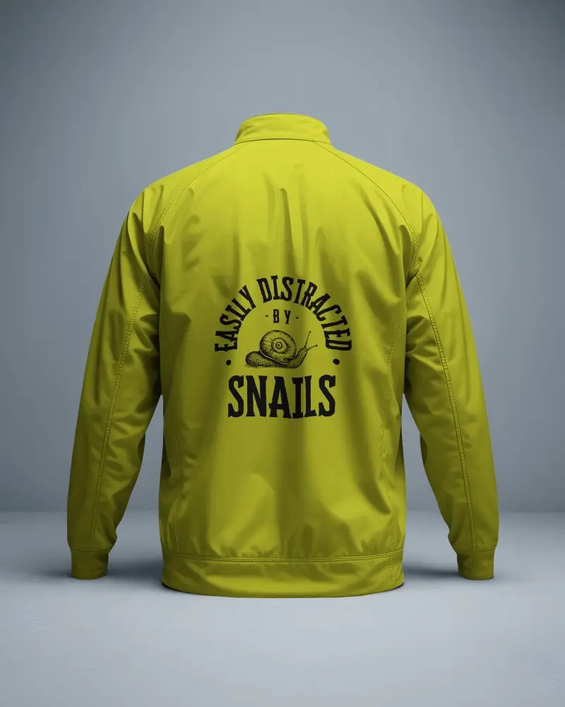 Casual Sports Jacket Mockup Perfect For Cool Weather Fashionable Durable Material Style