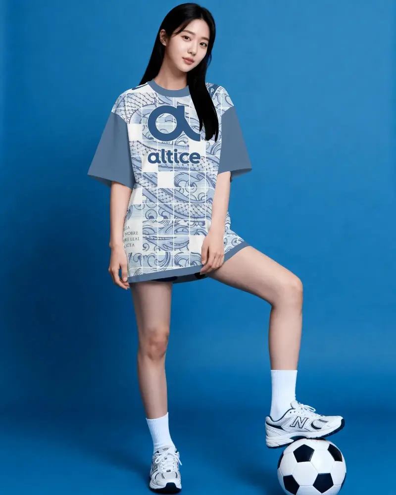 Youthful Sportswear Jersey Mockup With Athletic Feel For Football And Soccer Apparel Design