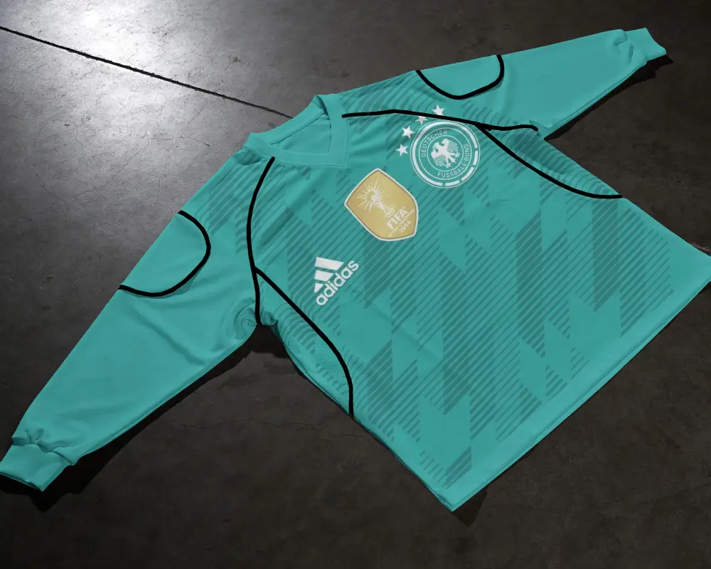 Flat Lay Athletic Jersey Mockup With Mesh Panels Sports Gear Apparel Product Display Template