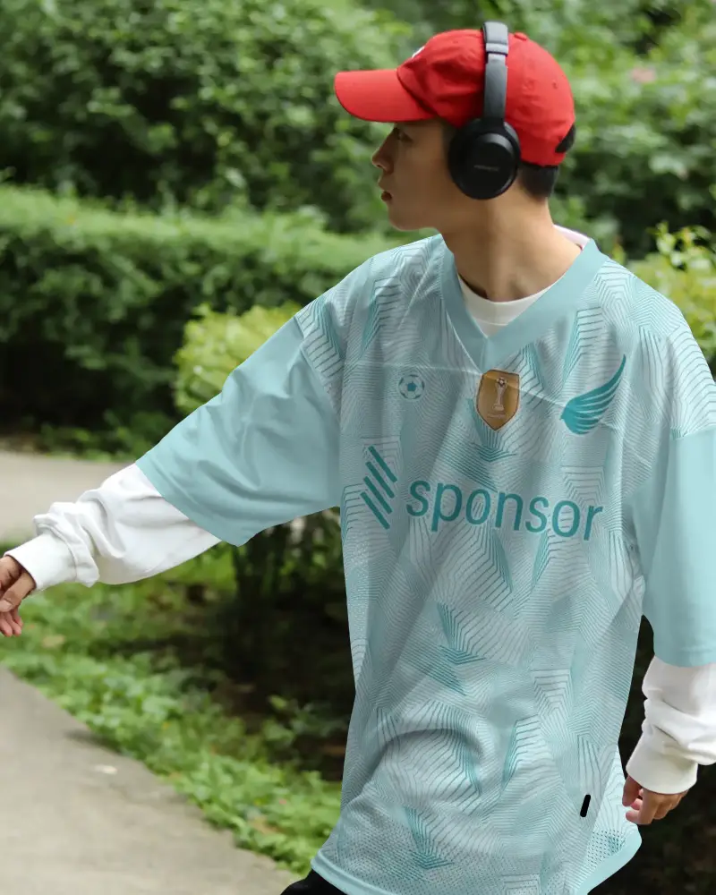Breathable Athletic Jersey Mockup For Custom Sportswear And Team Uniform Design Showcase