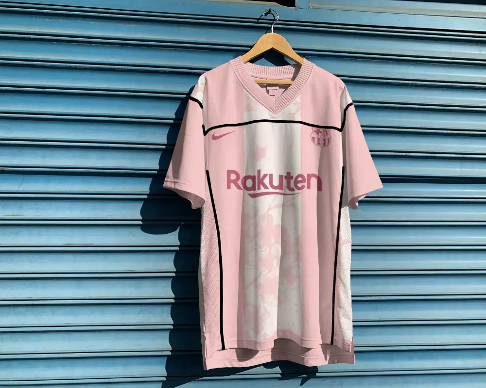 Breathable Athletic Jersey Mockup With V Neck And Mesh Side Panels For Custom Designs