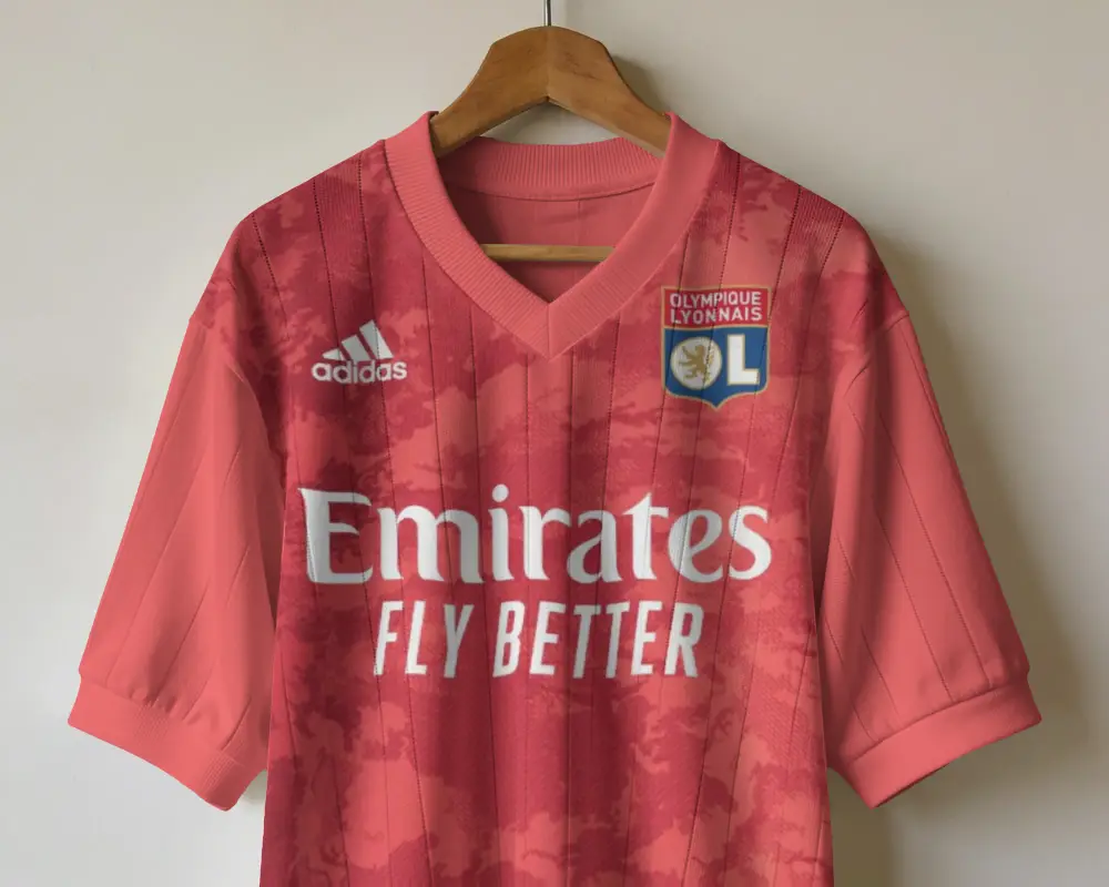 Premium Sports Jersey Mockup With Breathable Fabric And Vneck Collar For Athletic Performance