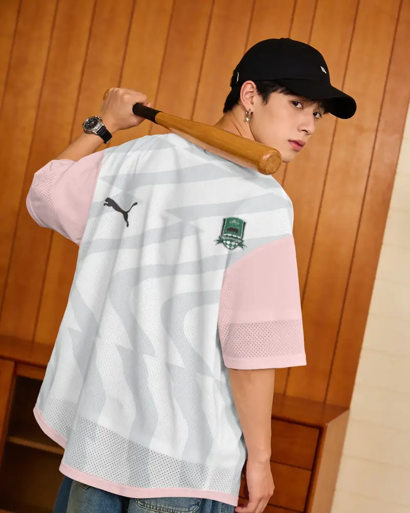 Moisture Wicking Athletic Jersey Mockup Showcasing Loose Fit For Summer Training