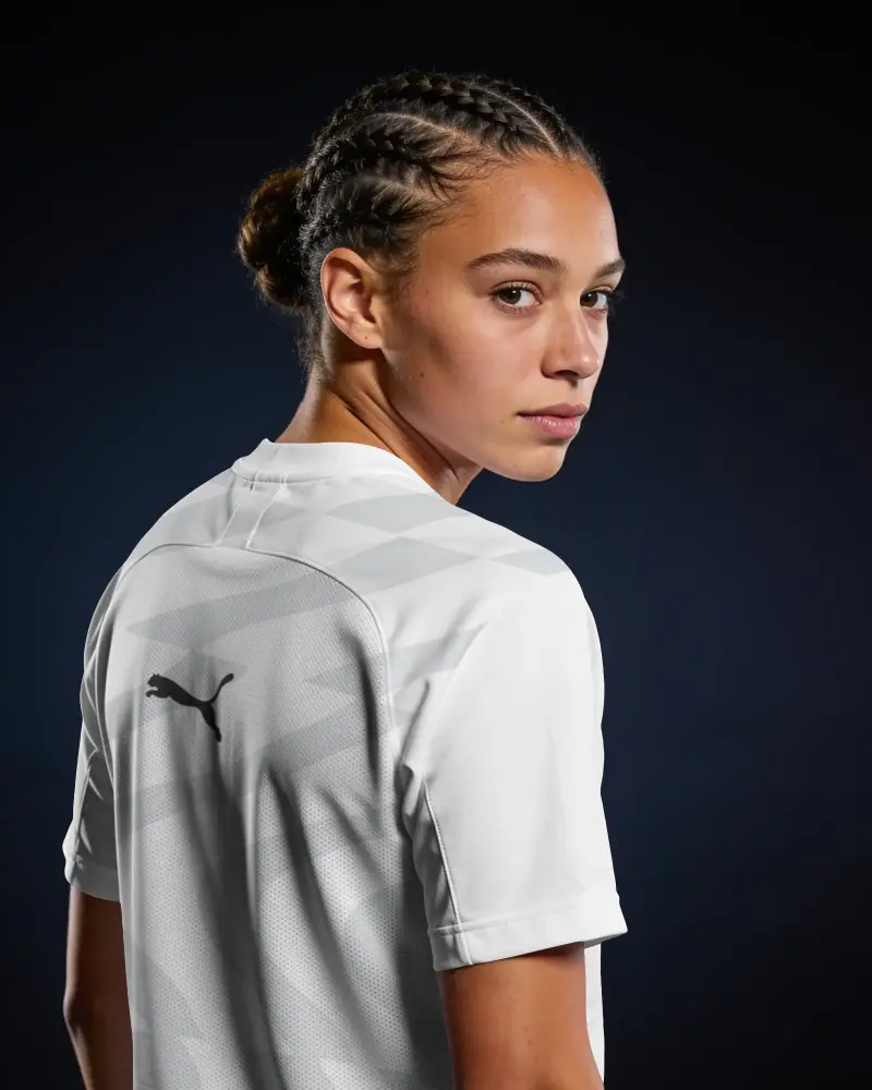 Breathable Athletic Jersey Mockup For Sportswear Brands And Performance Apparel Designs