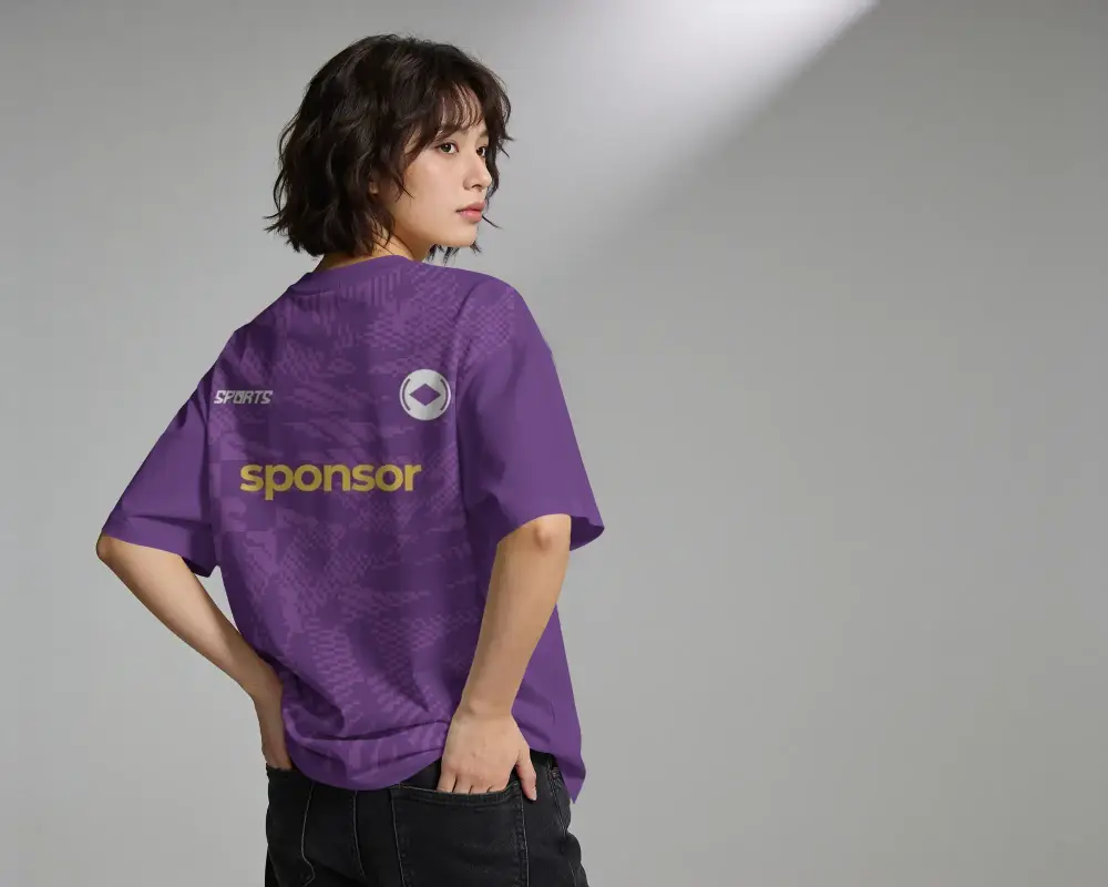 Minimalistic Loose Fit Cotton Jersey Mockup For Modern Casual Wear Designs Online