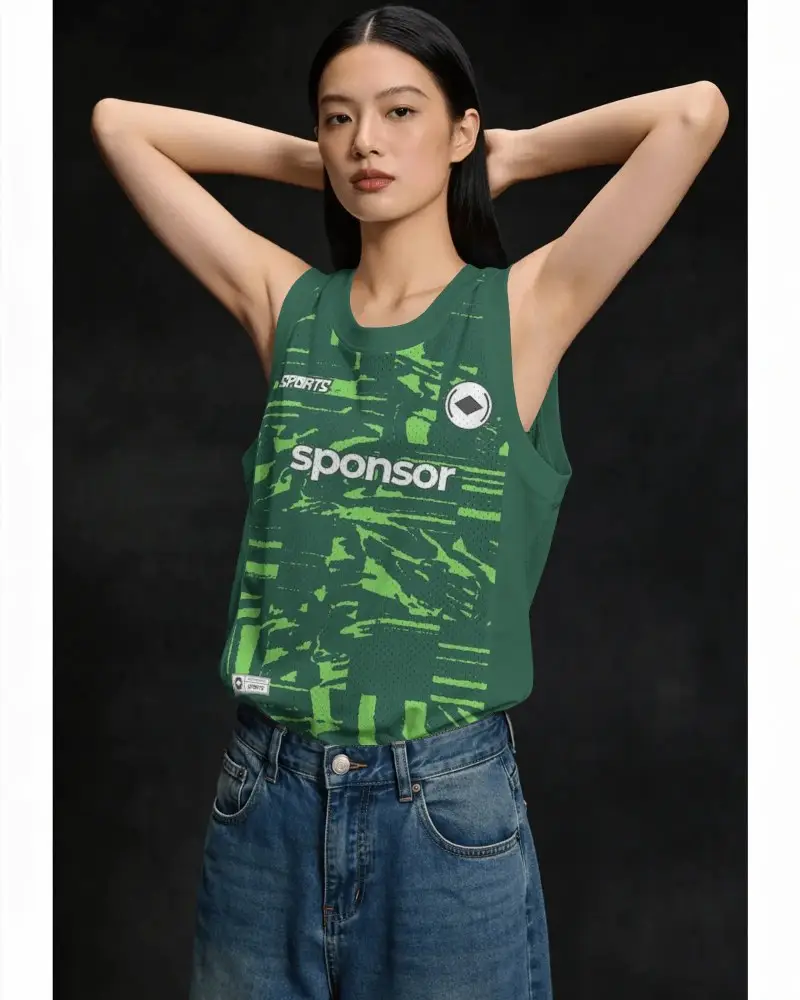 Breathable Athletic Jersey Mockup For Sportswear Designs And Custom Team Apparel Showcase