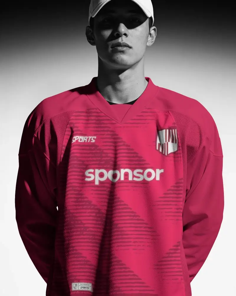 Breathable Athletic Jersey Mockup For Custom Sportswear Designs And Team Uniform Presentations
