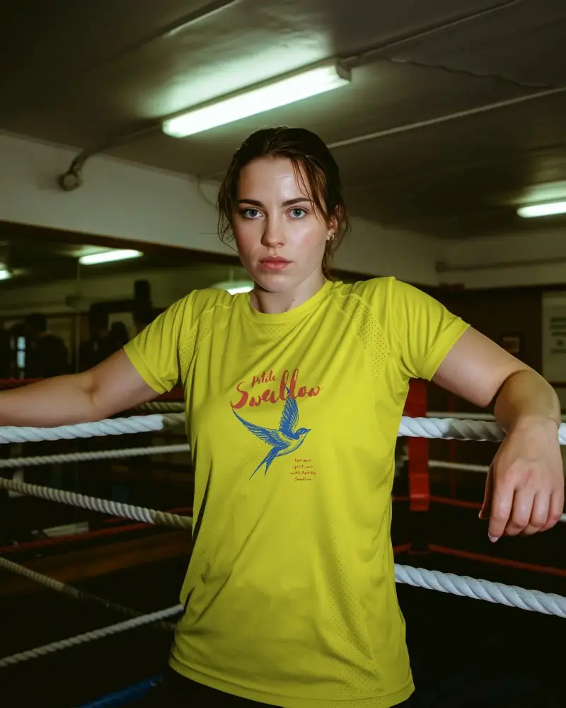 Breathable Athletic Performance Jersey Mockup For Women Ideal For Workouts And Sports Training