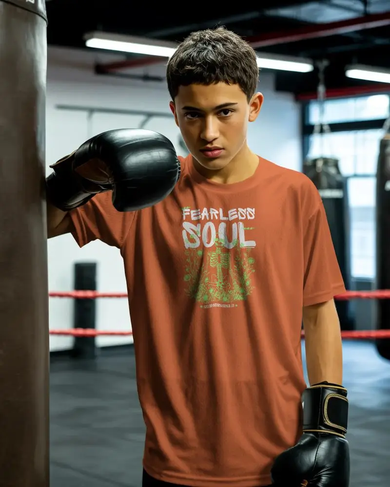 Breathable Athletic Jersey Mockup For Sporty Training And Competitive Boxing Practice Session