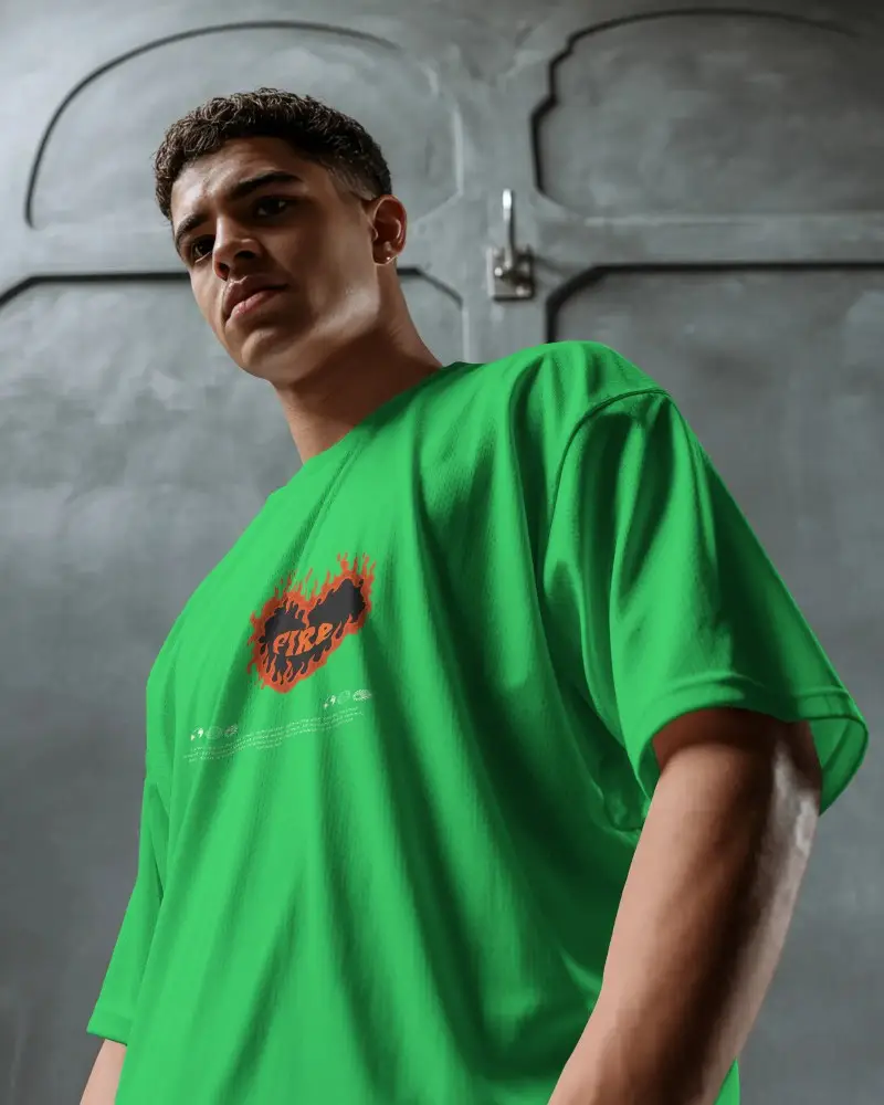 Premium Athletic Jersey Mockup For Sportswear Branded Team Uniform Design Presentation