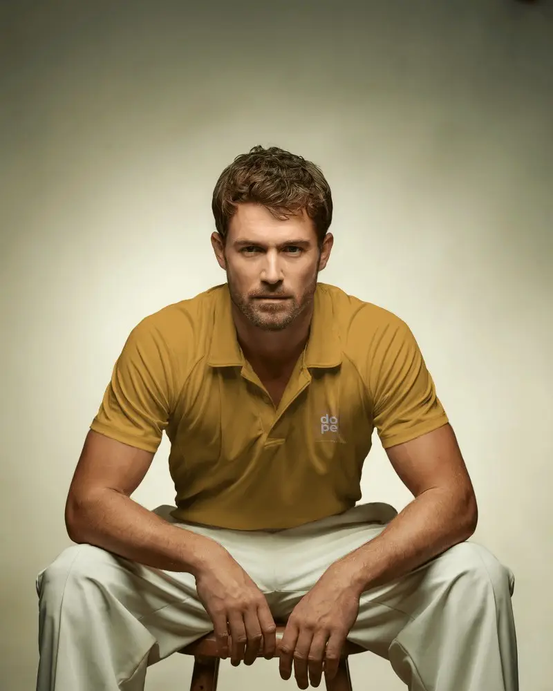 High Quality Mens Jersey Mockup With Short Sleeves For Modern Apparel Design Presentations