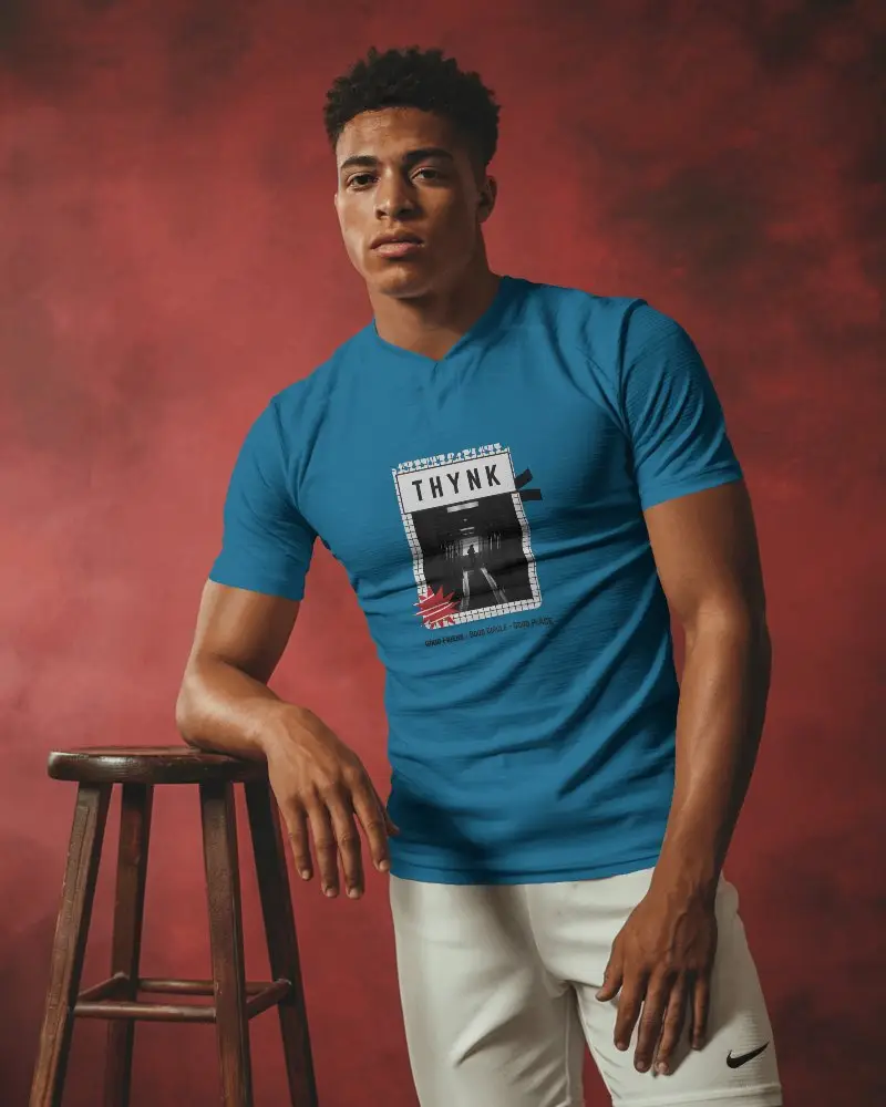 Sleek Athletic Jersey Mockup Showing Texture And Fit Ideal For Sportswear Promotions