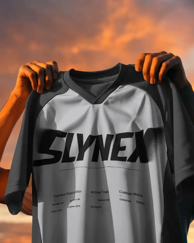 Premium Sports Jersey Mockup With Short Sleeve Design For Custom Athletic Wear Presentations