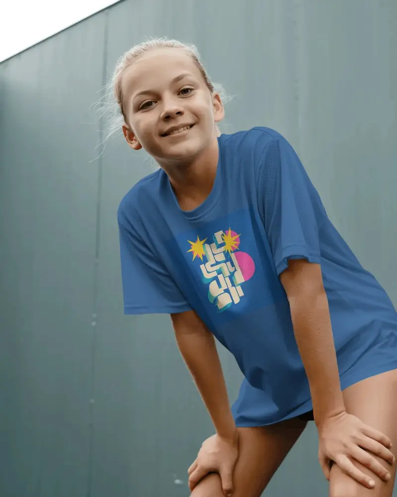 Athletic Jersey Mockup For Youth Sportswear Flexible Comfortable Breathable Fabric Design