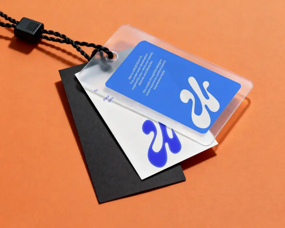 High Resolution Label Mockup With Clear Plastic And Paper Tags For Design Presentations